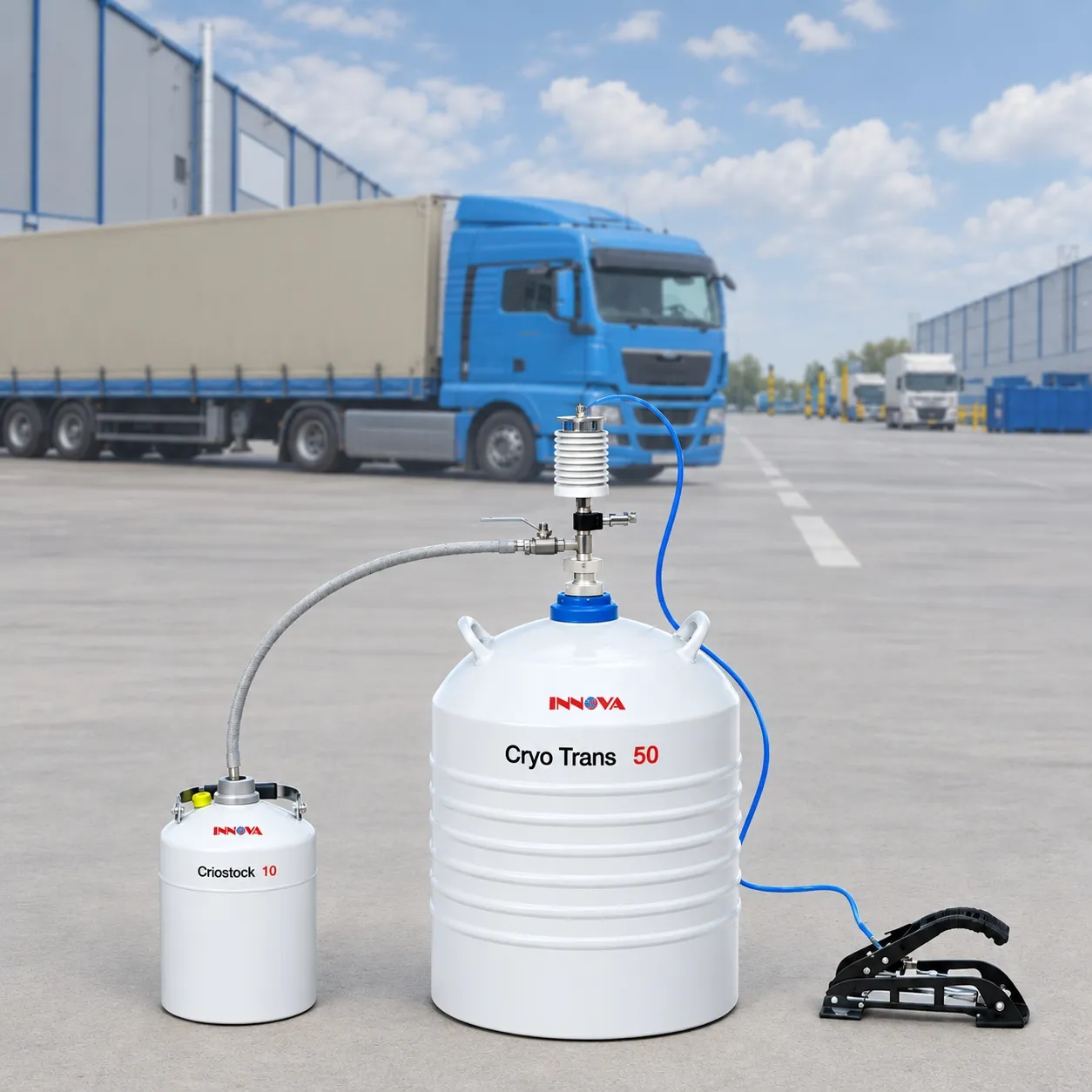 Резервуар для хранения жидкого азота серии CryoTrans