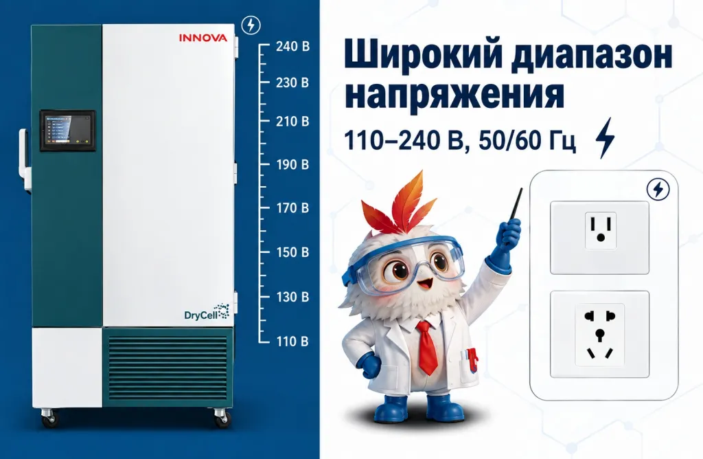 Широкий диапазон напряжения