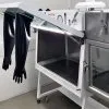 Бокс герметичный с линией подачи аргона в рабочую камеру и шлюз