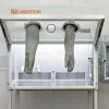 Изолятор положительного давления без принудительного удаления и фильтрации воздуха из рабочей камеры