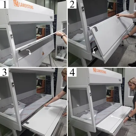 Ламинарное укрытие с горизонтальным потоком