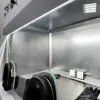 Бокс герметичный с линией подачи аргона в рабочую камеру и шлюз
